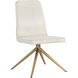 Hilda Vienna Cream Swivel Dining Chair, Swivel